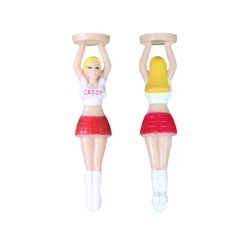

2019 New Plastic Golf beauty ball nail Golf T-shirt Golf Style Cute Sexy Bikini Ms. Gifts Latest Design Plastic Golf Tools 3pcs
