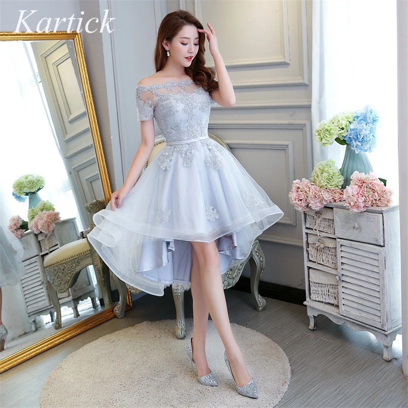 bridesmaid dresses short front long back