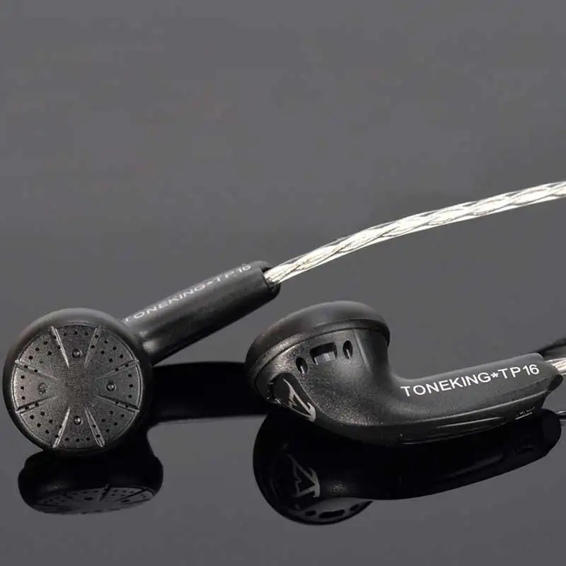 MusicMaker TP16 в ухо наушники TONEKING 32ohm HIFI бас с плоской головкой штекер Hifi музыкальный