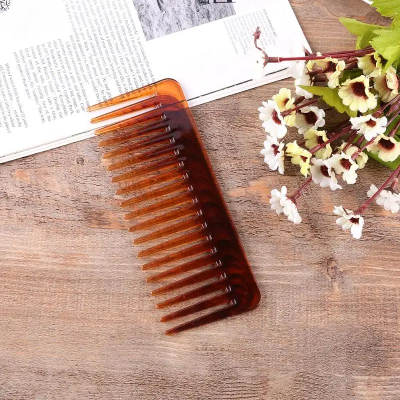 HTB1q5maXfjsK1Rjy1Xaq6zispXar Beauty-Health Wide Hair Comb Wide Tooth Comb Brown Plastic super 2020