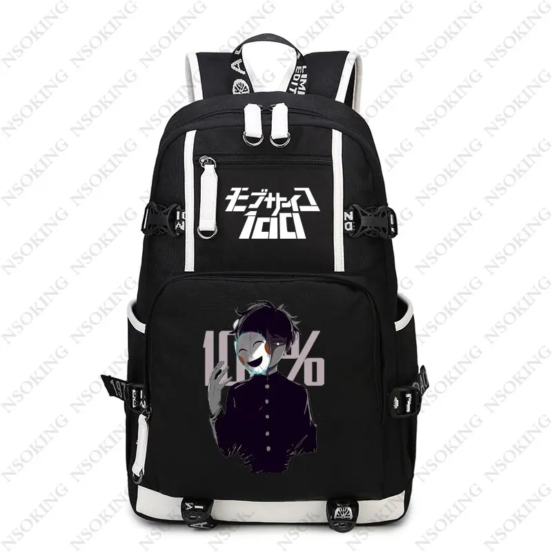 

Anime Mob Psycho 100 Backpack Cosplay Mob reflect light Oxford Bag Schoolbag Travel Bags