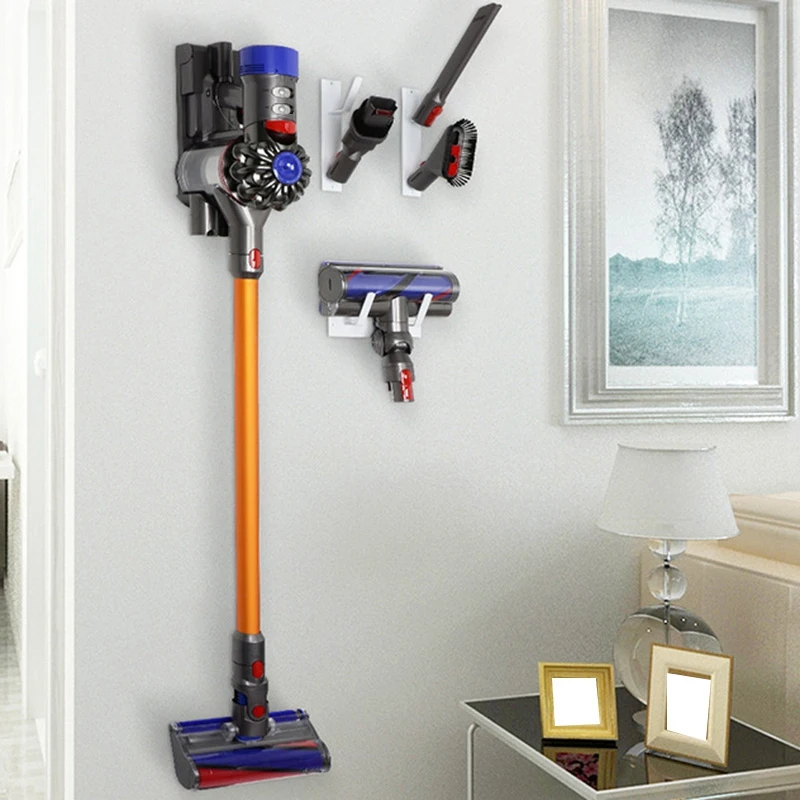 Docks Station Wall Mount Accessory Stick Holders Fit for Dyson V11 V10 V8 V7 V6 Cordless Vacuum Cleaner Attachment, Self Adhes