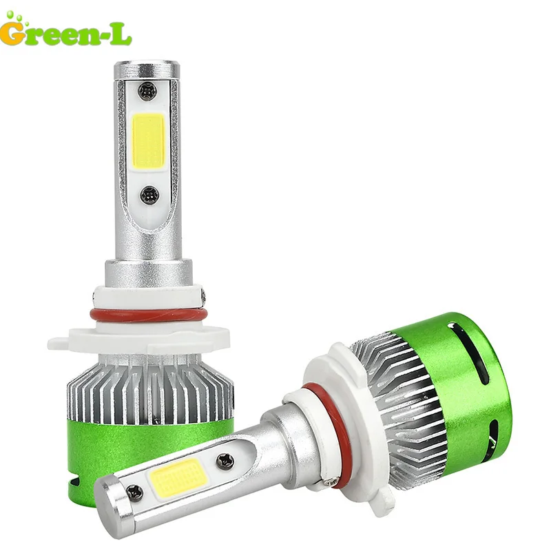 Green L 6000K H1 H11 H3 H4 H7 Led Bulb 9003 9005 HB2 HB3 Auto Car light
