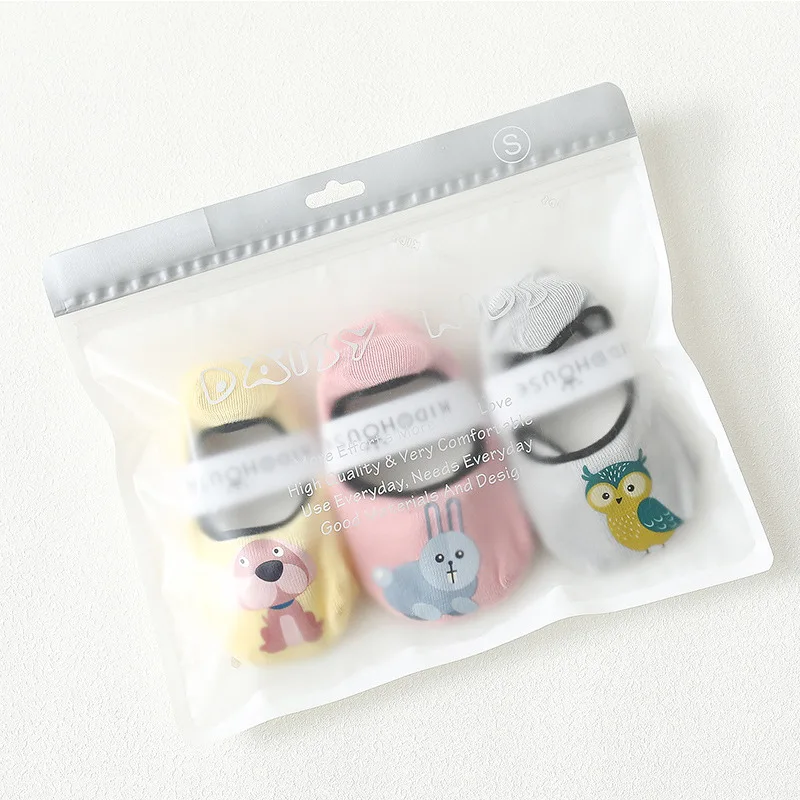 

2019 Cute Baby Cartoon Socks 3 Pairs of Children Cartoon Non-slip Baby Newborn Toddler Socks Clothing Accessories New Style