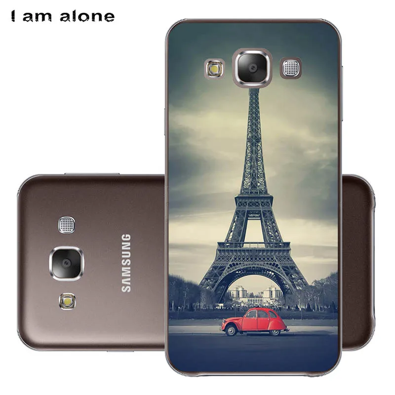 Чехлы для телефонов I am alone для samsung Galaxy E5 E500, 5,0 дюймов, жесткие пластиковые чехлы для мобильных телефонов, Модные цветные сумки - Цвет: PC S71