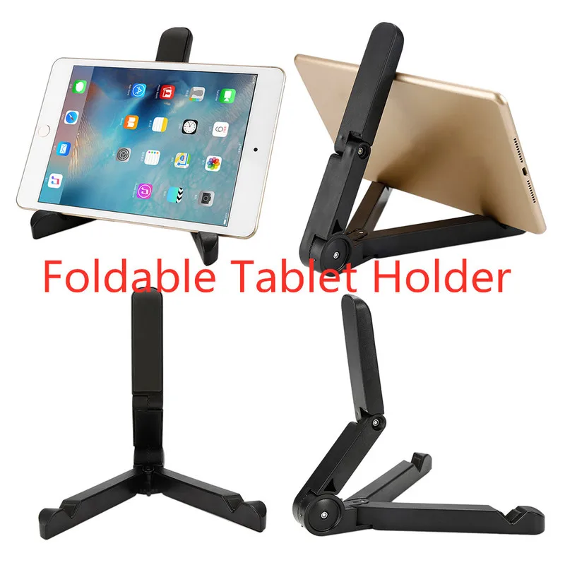 

New Foldable Tablet Holder Desktop Big Mobile Phone Holder Tablet Stand Bracket Mount Adjustable for iPad 4-10 inch Mobile Phone