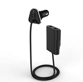 

Backseat USB Car Charger 48W 9.6A 4 Ports USB Car Charger for Front / Back Seat for iPhone for Samsung for iPad