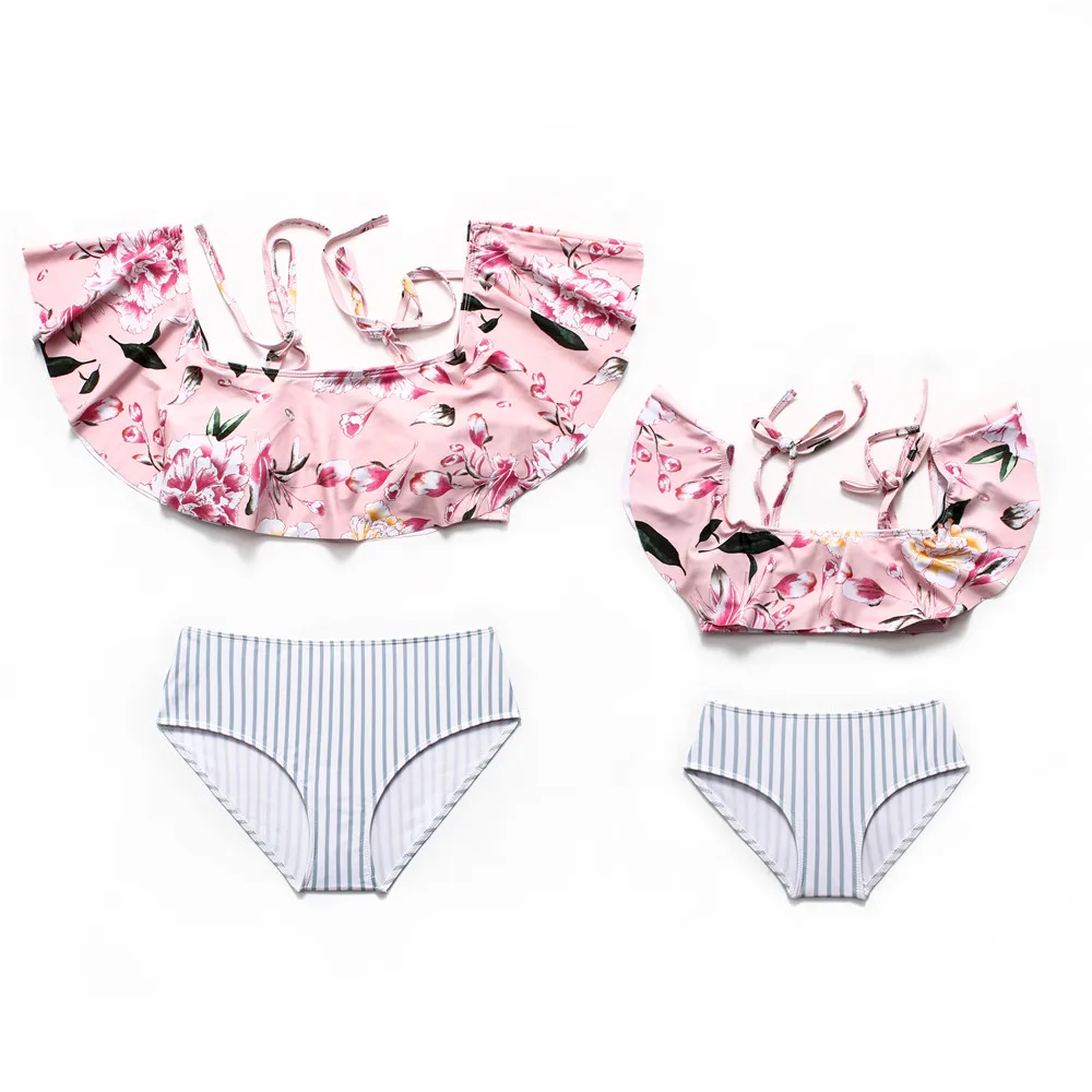 matching mommy and me bathing suits