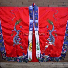 Красный даосский gownrobes Тай Чи боевых искусств ряса тайцзи Форма Мастер Zen одежды одежда даосизм костюмы наивысшего качества