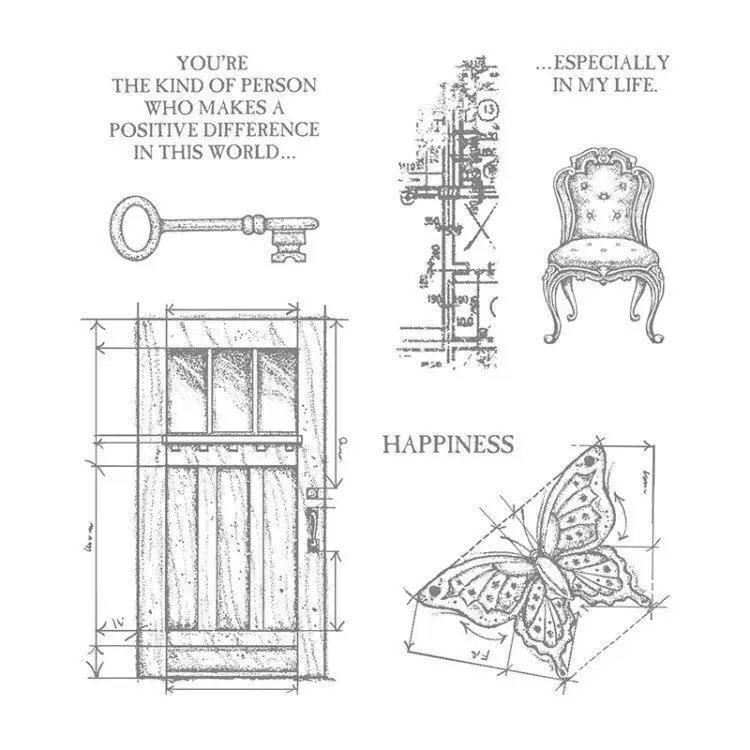 

In This World Transparent Clear Silicone Stamp/Seal for DIY scrapbooking/photo album Decorative clear stamp