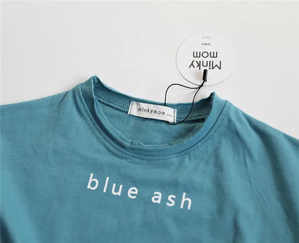 Roupas para Crianças Verão Crianças Topo Nova Manga Curta Camiseta Letras Impresso Algodão Tshirts Meninas Soltas Casual 18 High Quality Mamãe e Bebê
