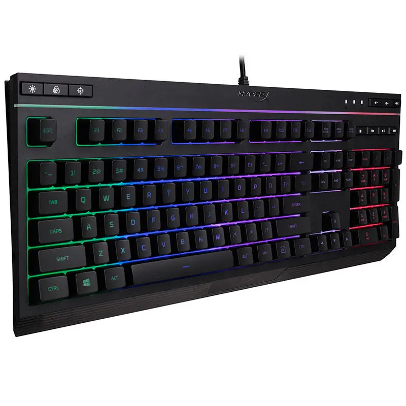 KINGSTON HyperX Alloy Core RGB E-sports игровая клавиатура металлическая панель механическая клавиатура динамические эффекты водостойкая клавиатура