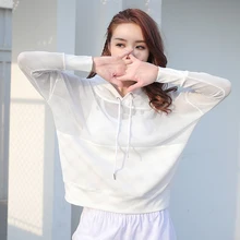 Женское пальто с капюшоном с длинными рукавами и защитой от взрывов, быстросохнущая Свободная куртка с сеткой, тонкая куртка Для Бега Спортзала занятий спортом