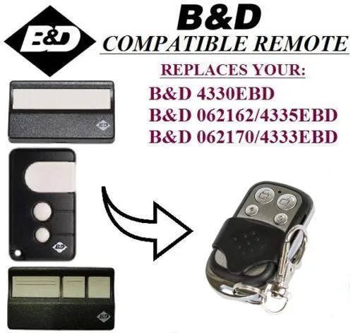 B D 062170 4333ebd Compatible Remote Control Universal Remote Control Replacement Clone Duplicator Fixed Code 433 92mhz Control Tank Control Designcontrol Circuit Aliexpress