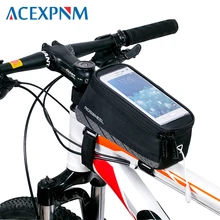 ACEXPNM Велоспорт велосипедный спорт велосипед сотовый телефон спереди рамки трубки сумка для хранения Паньер чехол держатель 5,7 «дюймо
