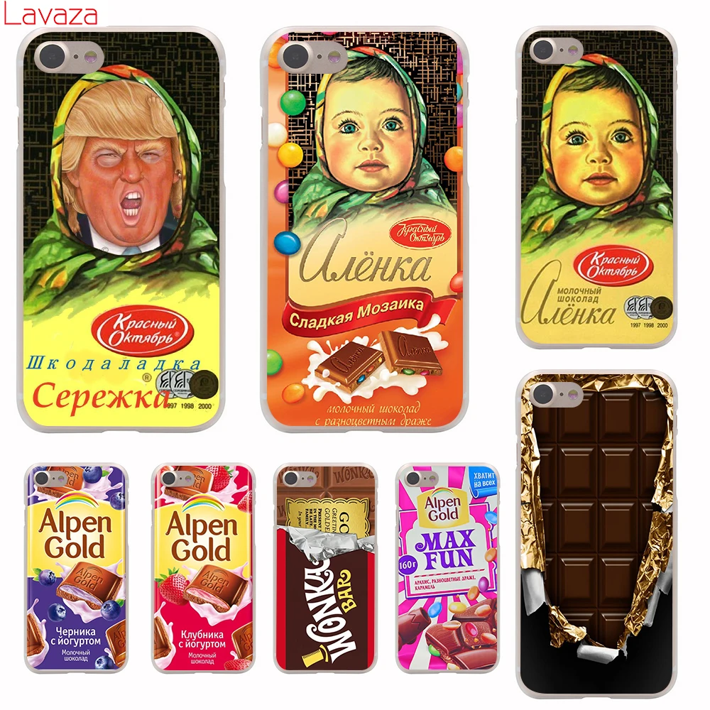 Твердый чехол для телефона Lavaza alenka bar wonka шоколадный Apple iPhone 6 6s 7 8 Plus 4 4S 5 SE 5C XS Max