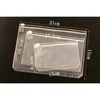 Transparent PVC Storage Card Holder A5/A6/A7 Binder Rings Notebook 6 Hole Bag Envelope Zipper Insert Refill Document Organiser ► Photo 2/6