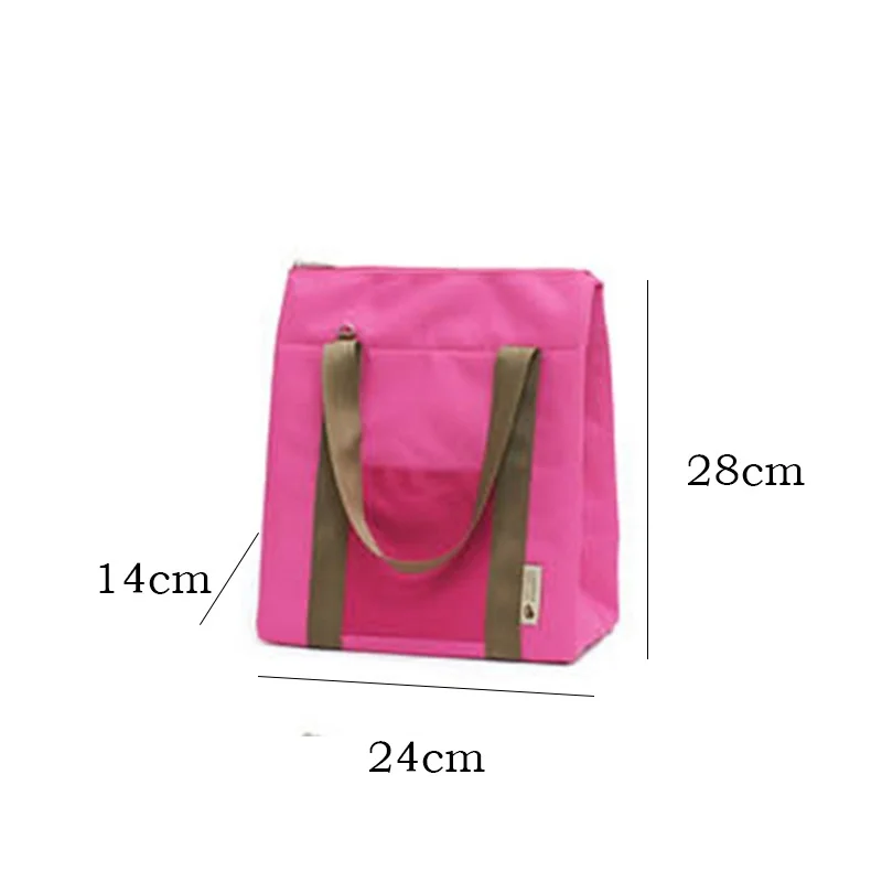 

Women Portable Canvas Lunch Bag Cooler Insulated Thermal Crossbody Bag Lunch Box