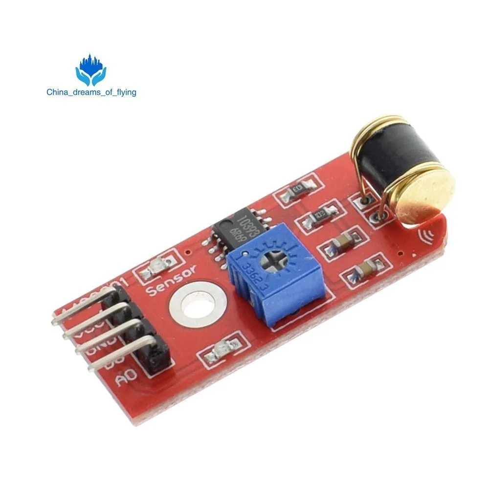 801s Shake vibration Sensor Module Arduino Open Source LM393 3-5VDC TT Logic