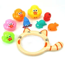9PCS/Bag Bath Toy Cute Animals Swimming Water Toys Mini Colorful Soft Floating Rubber Duck Squeeze Sound Funny Gift 9PCS/Bag Bath Toy Cute Animals Swimming Water Toys Mini Colorful Soft Floating Rubber Duck Squeeze Sound Funny Gift