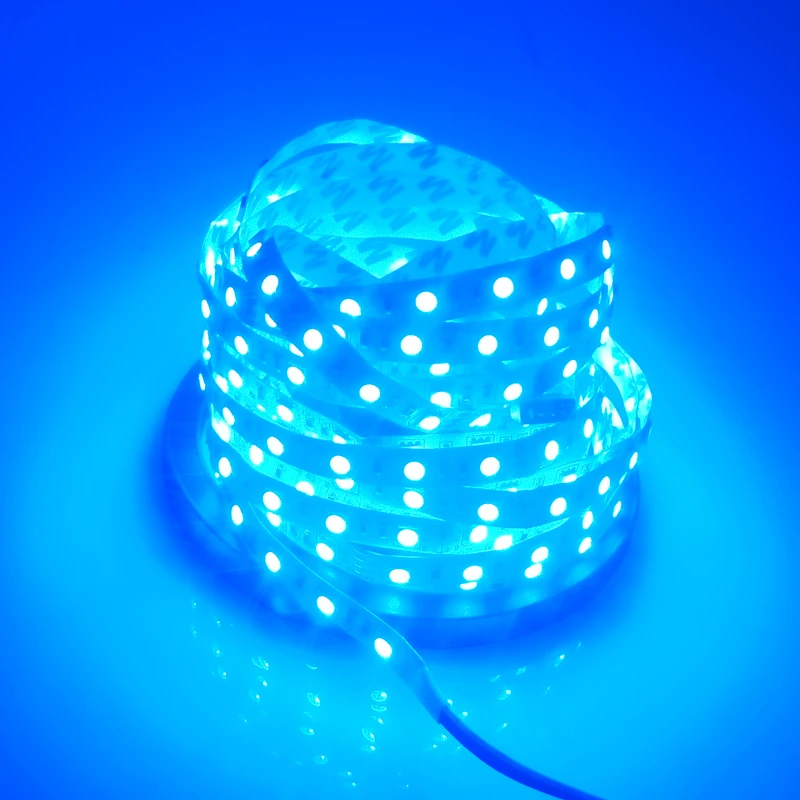 VW SMD5050 Светодиодная лента rgb 12v led tiras Гибкая Водонепроницаемая светодиодная лампа