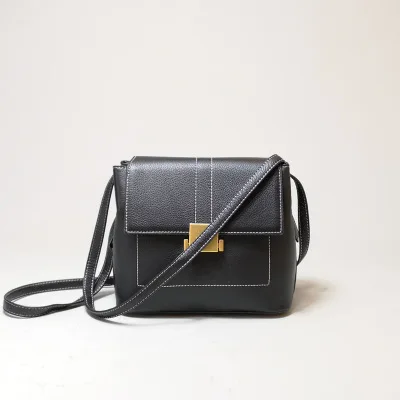

Genuine Leather Fashion Satchel Bag Ladies Vintage Tote Bag Single Shoulder Bag Luxury Handbags Women Bags Designer Falp Handbag