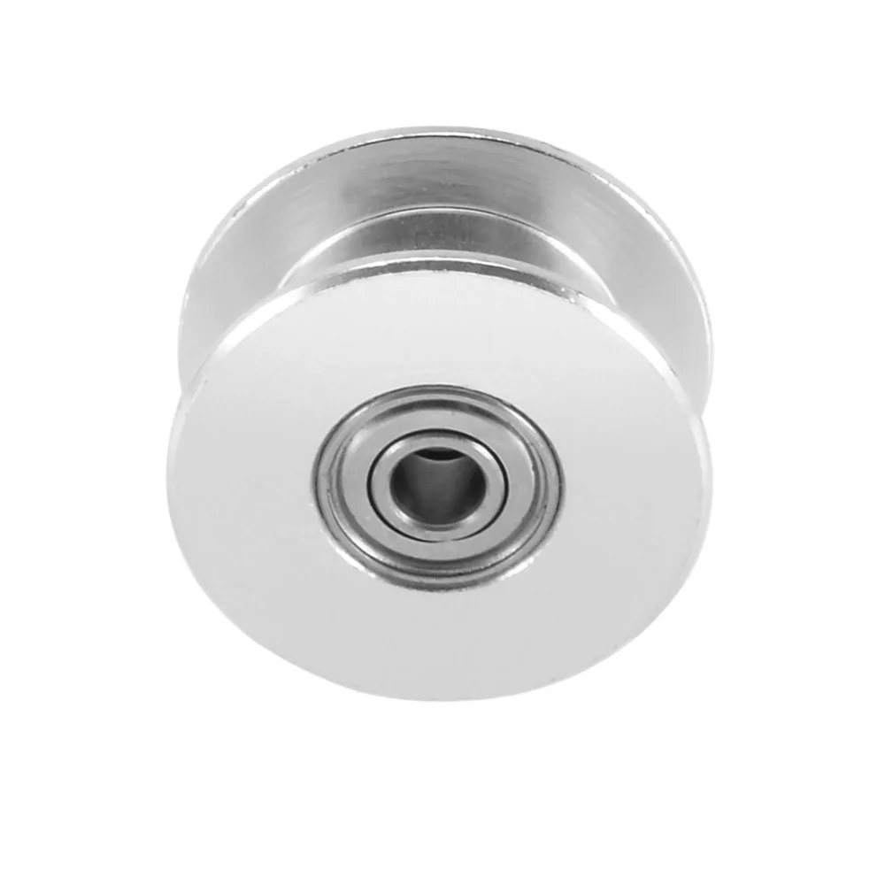 

3D Printer Aluminum GT2 3mm Bore Timing Idler Pulley with Ball Bearings for 6mm Timing Belt