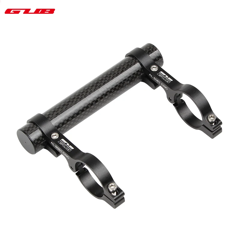 

GUB 13CM Bike Carbon Fiber Handlebar Extender For MTB Bicycle Light Stopwatch Lengthen Bicycle Handlebar Extender