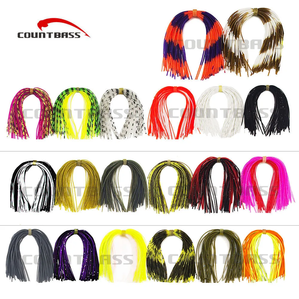 20 حزم 50 السواحل سيليكون التنانير الصيد الاكسسوارات ، DIY spinnerbatis buzzbaits المطاط الرقصة السحر ، مالح الحبار المطاط