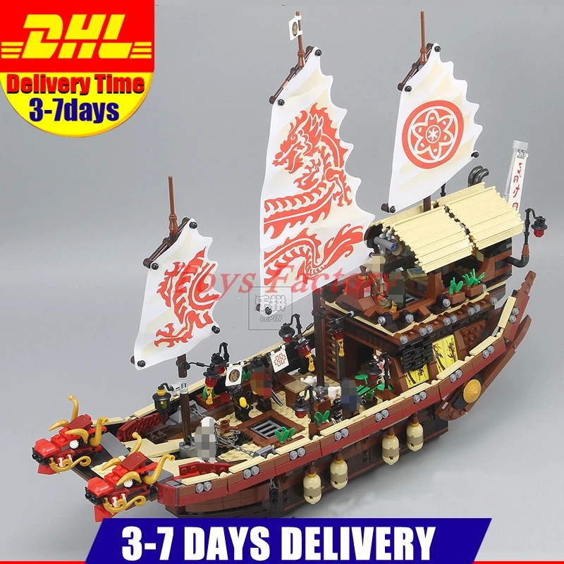 

DHL LEPIN Ninja 06057 2455pcs Final Fight of Destiny's Bounty anime action figures Building Block Bricks Toys for children 70618