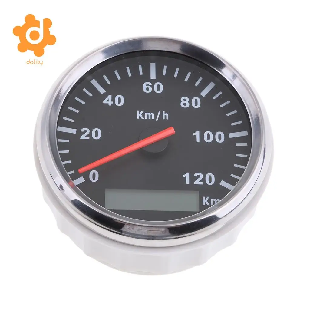 85mm GPS Speedometer Speed Gauge 0-120km/h IP67 for Car Truck Marine Boat