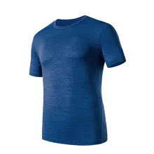 Спортивная мужская быстросохнущая одежда большого размера с коротким рукавом, дышащая свободная футболка для тренировок на открытом воздухе, фитнеса, футболка для бега