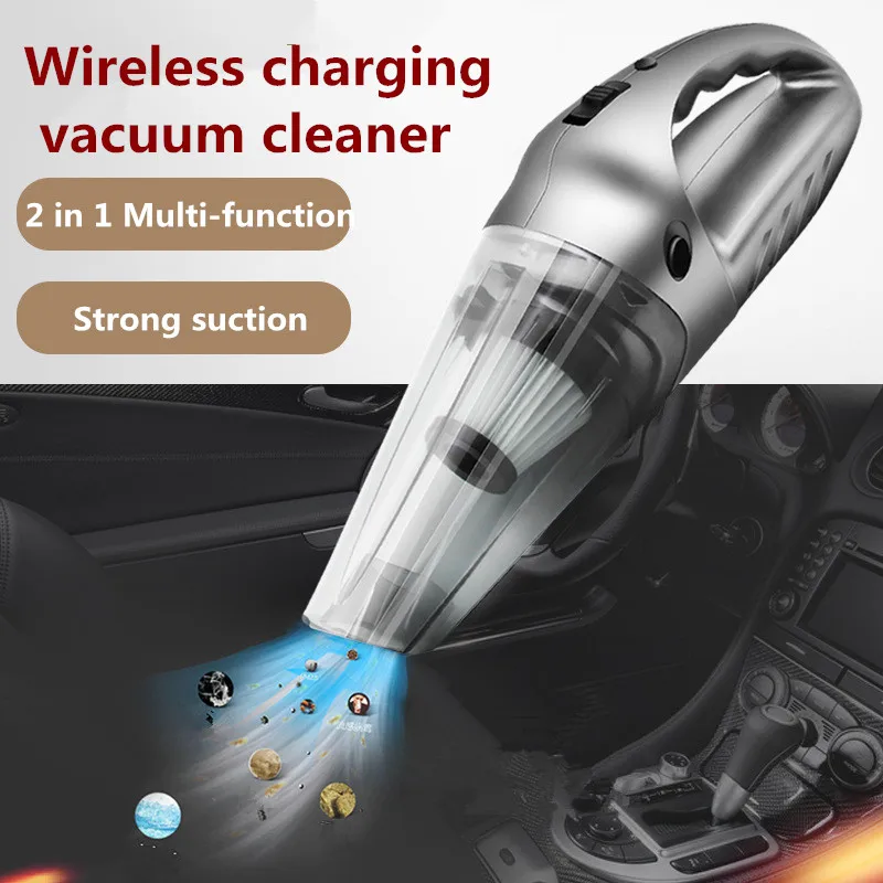

Wireless Car Vacuum Cleaner Tool Wet and Multi-function Portable Aspirador Pressure Pneumatic Lighting 12V Filter Car Cleaner