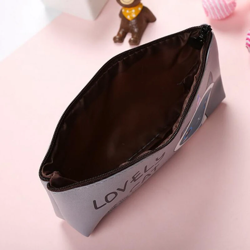 Cute Cat Large Capacity Cosmetic Bag Women Makeup Multifunction Toiletry Bag Portable Make Up Beauty Organizer Case Cute Cat Large Capacity Cosmetic Bag Women Makeup Multifunction Toiletry Bag Portable Make Up Beauty Organizer Case