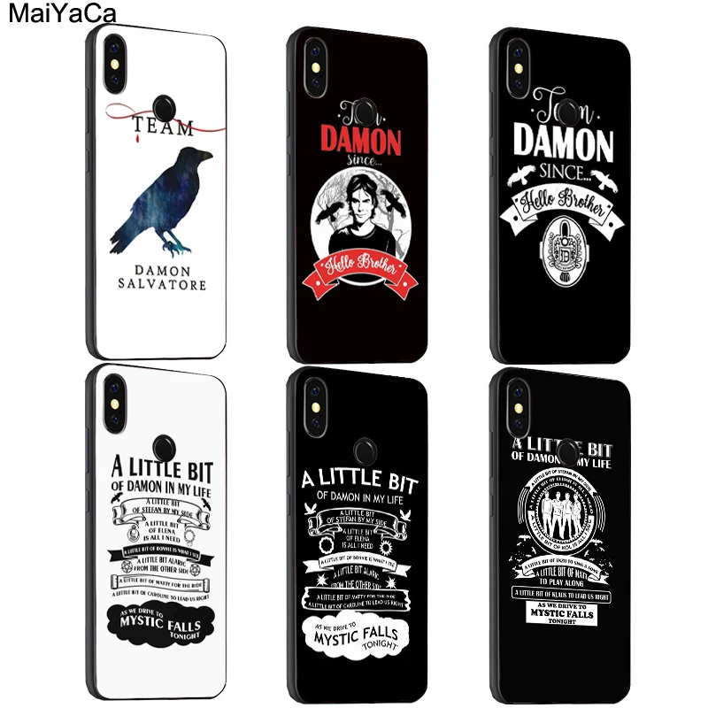 

MaiYaCa A little bit of Damon Vampire Diaries Case For Xiaomi Redmi S2 6 6A 6pro 4X Note 5 Pro 5A 7 Mi 8 9 6X Mix 2s Max 2 3 F1
