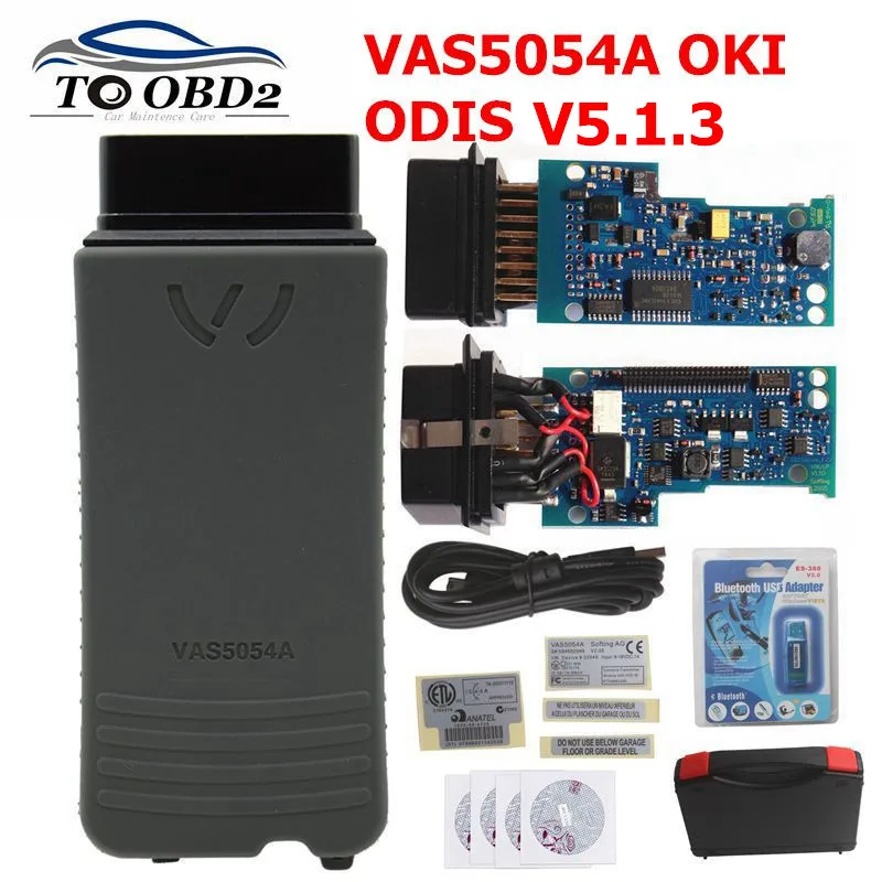 

Original VAS5054 OKI Keygen VAS5054A Bluetooth 4.0 ODIS V5.1.3 For VW/for AUDI/for SKODA/for SEAT VAS 5054A UDS For VAG