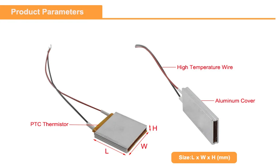 5v, 30x30x6mm, 40 70 graus celsius, para desumidificador