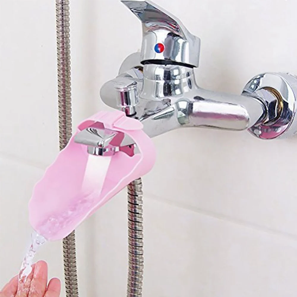 

Children Water Faucet Extender Kid Wash Hand Tools Sink Handle Extension Bathroom Water Tap Extender