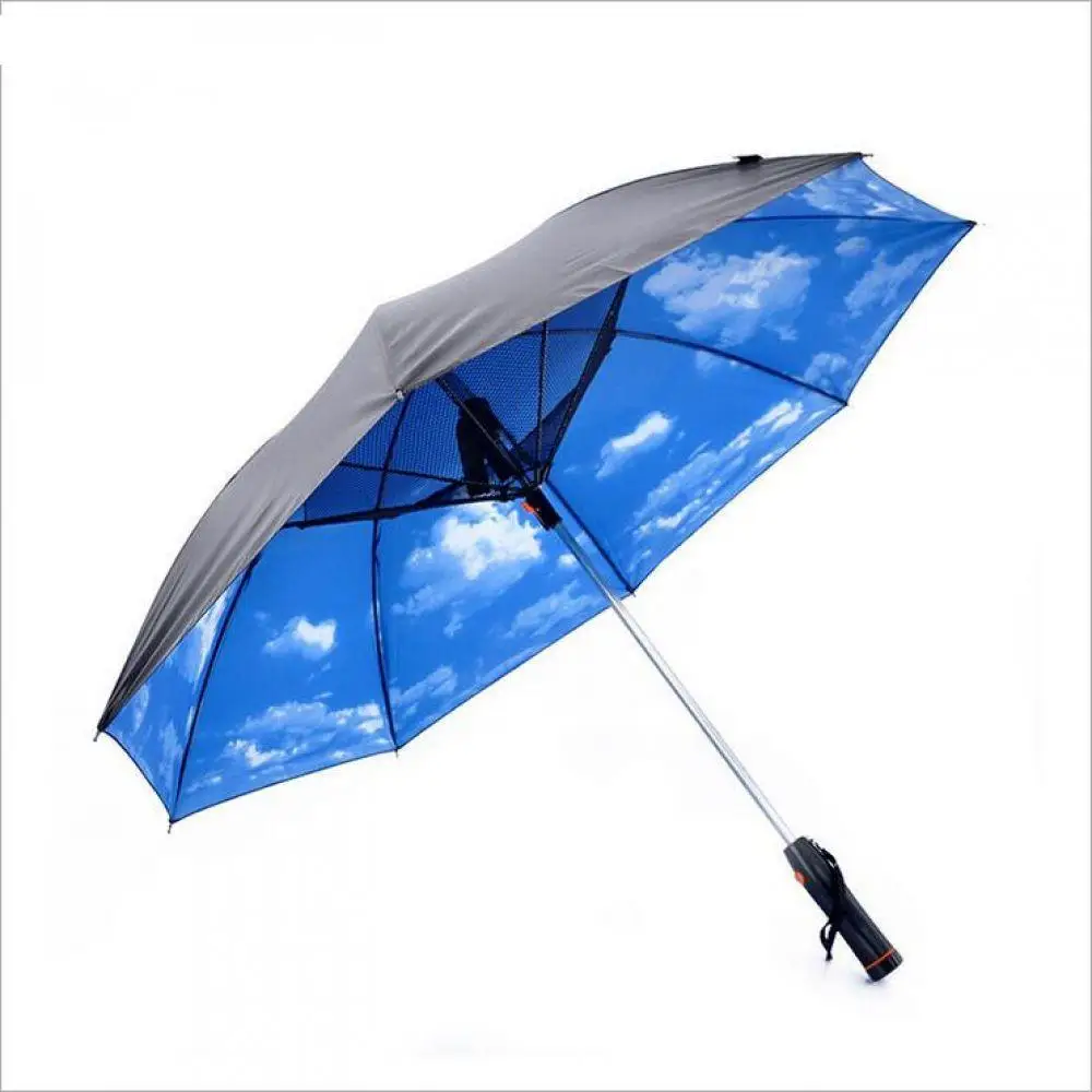 

Long-handle Umbrella With Fan
