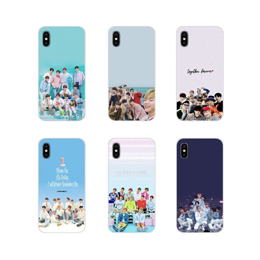 For Samsung Galaxy S4 S5 MINI S6 S7 edge S8 S9 S10 Plus Note 3 4 5 8 9 Kpop Wanna One Boy poster Silicone Phone Shell Cases | Мобильные