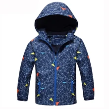 

Kids Outerwear Sport Hoodie Boys Jacket Polar Fleece Spring Children Windbreaker Jackets Coats Clothes Double-deck Waterproo