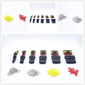 

1~6 Pins Way Super seal AMP Waterproof Automotive Male/Female Connector Plugs