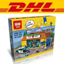 In Stock New LEPIN 16004 2232Pcs Simpsone KWIK-E-MART Model set Building Kits Model Minifigure Compatible With 71016