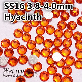 Более дешевая плоская задняя часть SS16 Hyacinth 1440 шт Flatback камешки для дизайна ногтей