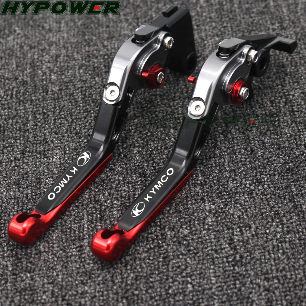 Skup Motocykle dźwignie hamulcowe składane wysuwane dźwignie sprzęgła aluminium dla KYMCO XCITING 250 300 500 400 DOWNTOWN 125 200 300 350