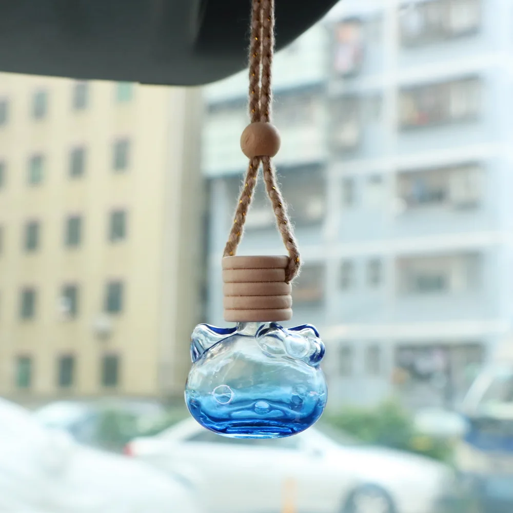 Buy Car Air Freshener Perfume Diffuser Glass Bottle