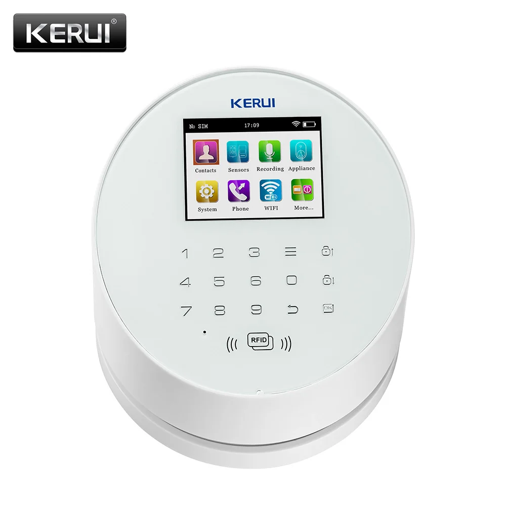 KERUI W2 Wi-Fi GSM панель беспроводной сигнализации IOS andorid APP PSTN телефонные линии RFID Disalarm охранной сигнализации