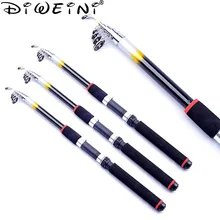 2.1M 2.4M 2.7M 3.0M 3.6M Cheap Telescopic Fishing Rod Travel Spinning Fishing Rods Glass Fiber Sea Rod Fishing Tackle Pole