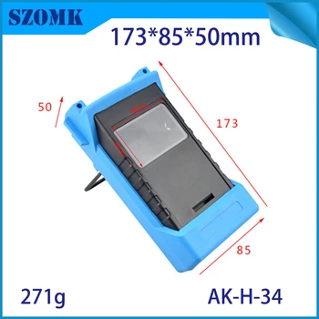 

10 pieces, 173*85*50mm high quality lcd plastic instrument enclosure 2x AA battery control box plastic housing handheld box