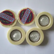 Высокого качества супер лента для волос синий цвет двусторонний скотч для кожи волос уток/полиуретановая сетка для волос 1 см х 3 ярдов